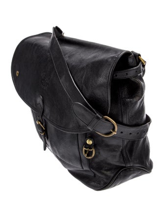Il Bisonte Leather Messenger Bag