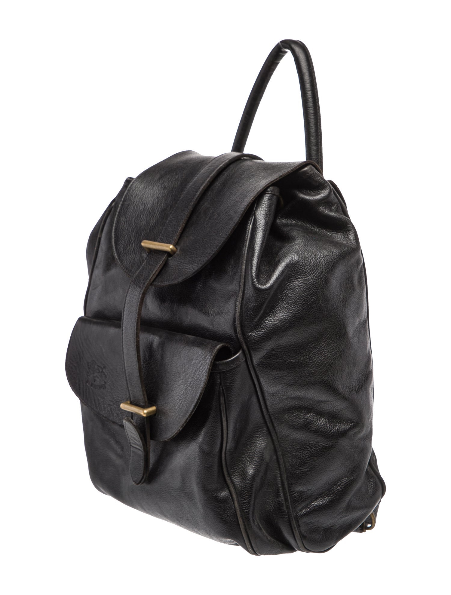 Il Bisonte Leather Backpack