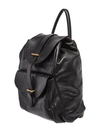 Il Bisonte Leather Backpack