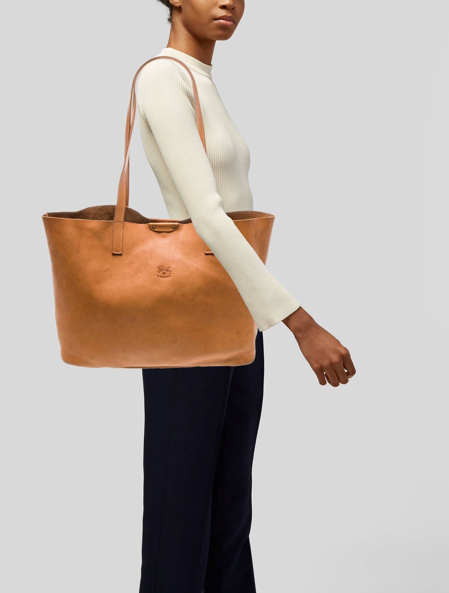 Il Bisonte Leather Tote