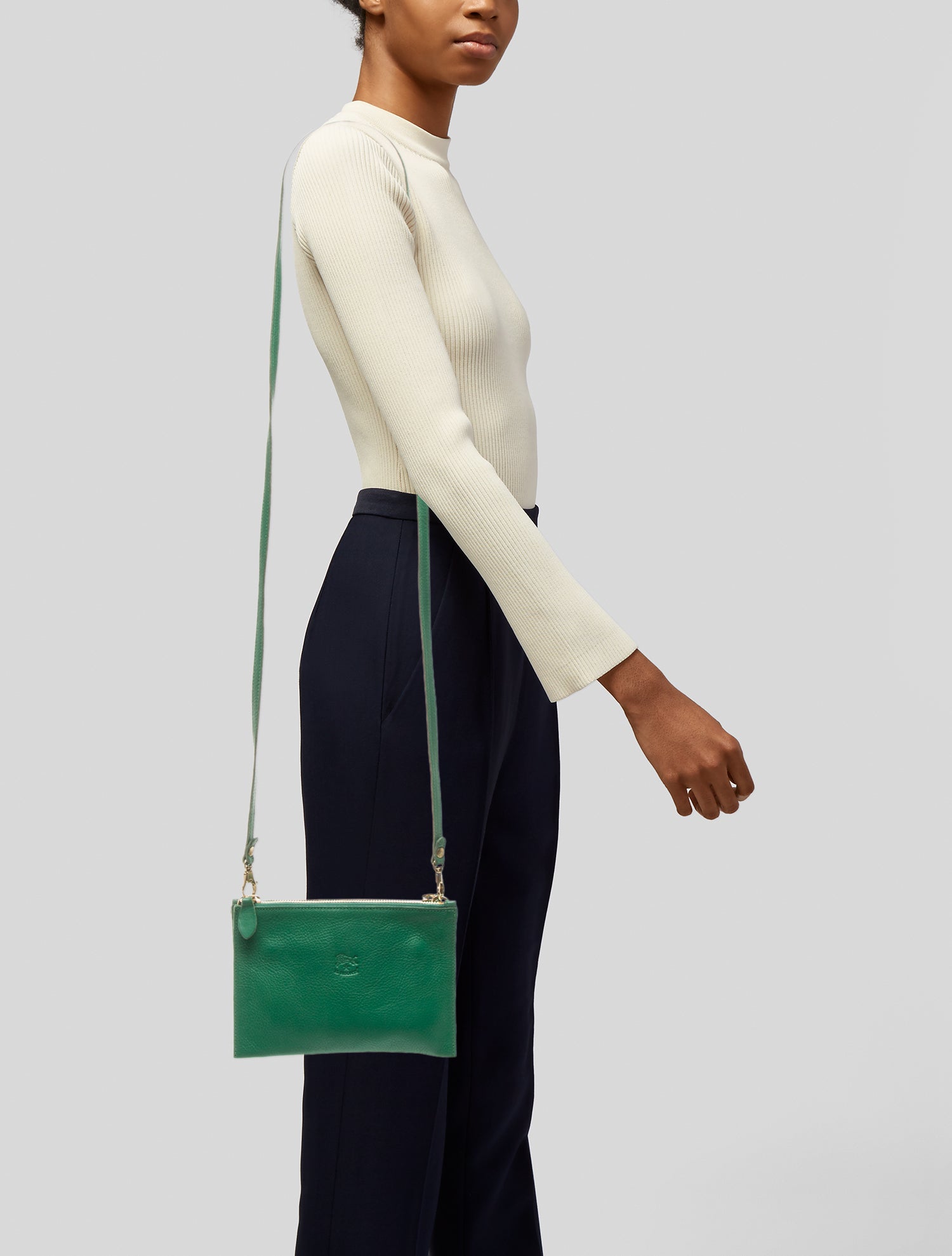 Il Bisonte Leather Shoulder Bag