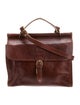 Il Bisonte Leather Messenger Bag