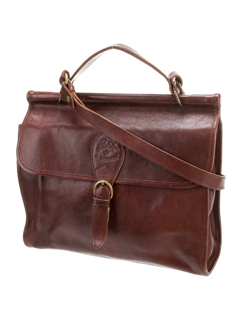 Il Bisonte Leather Messenger Bag