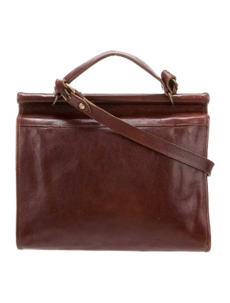 Il Bisonte Leather Messenger Bag