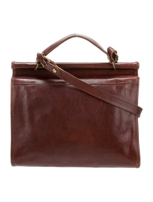 Il Bisonte Leather Messenger Bag