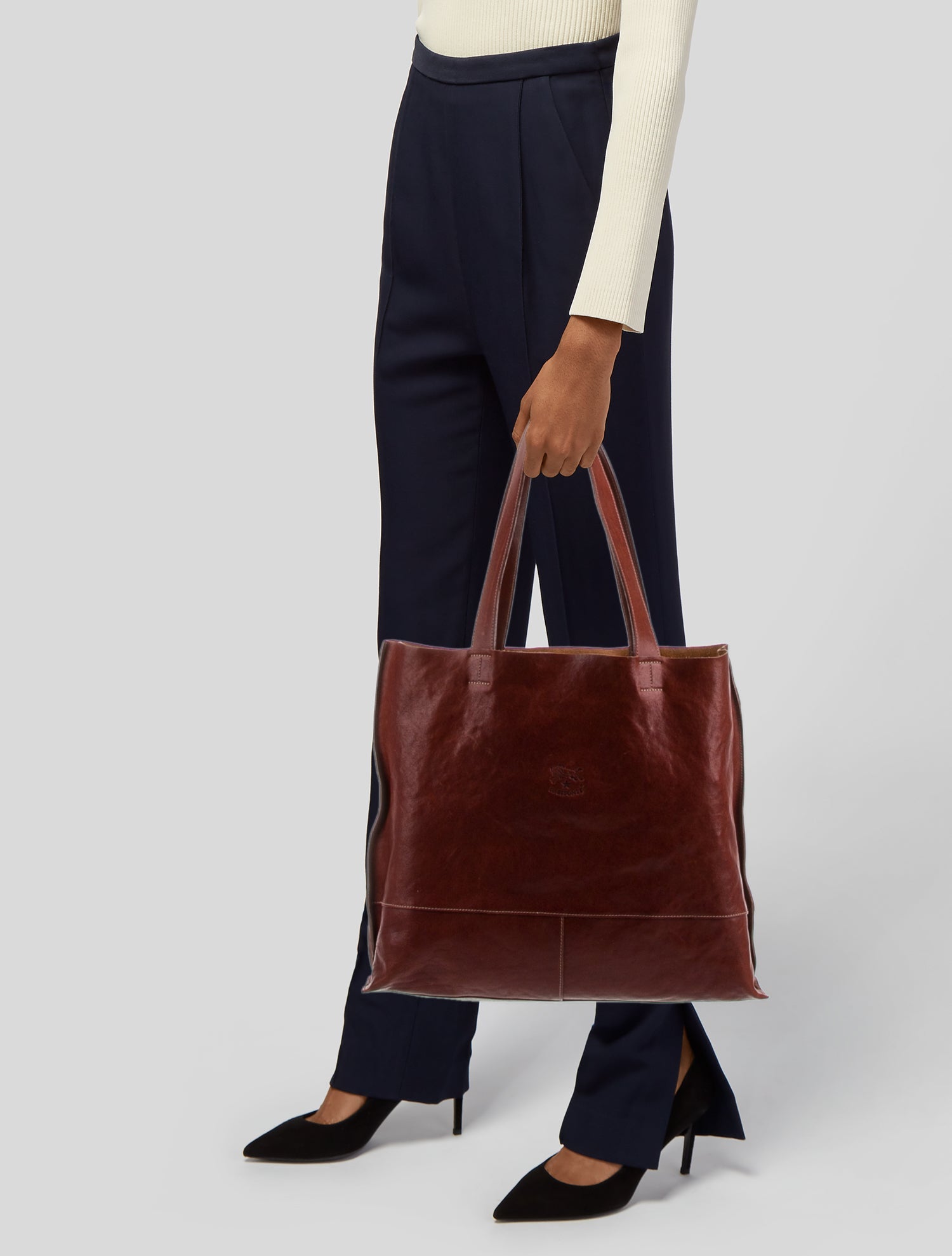 Il Bisonte Leather Tote