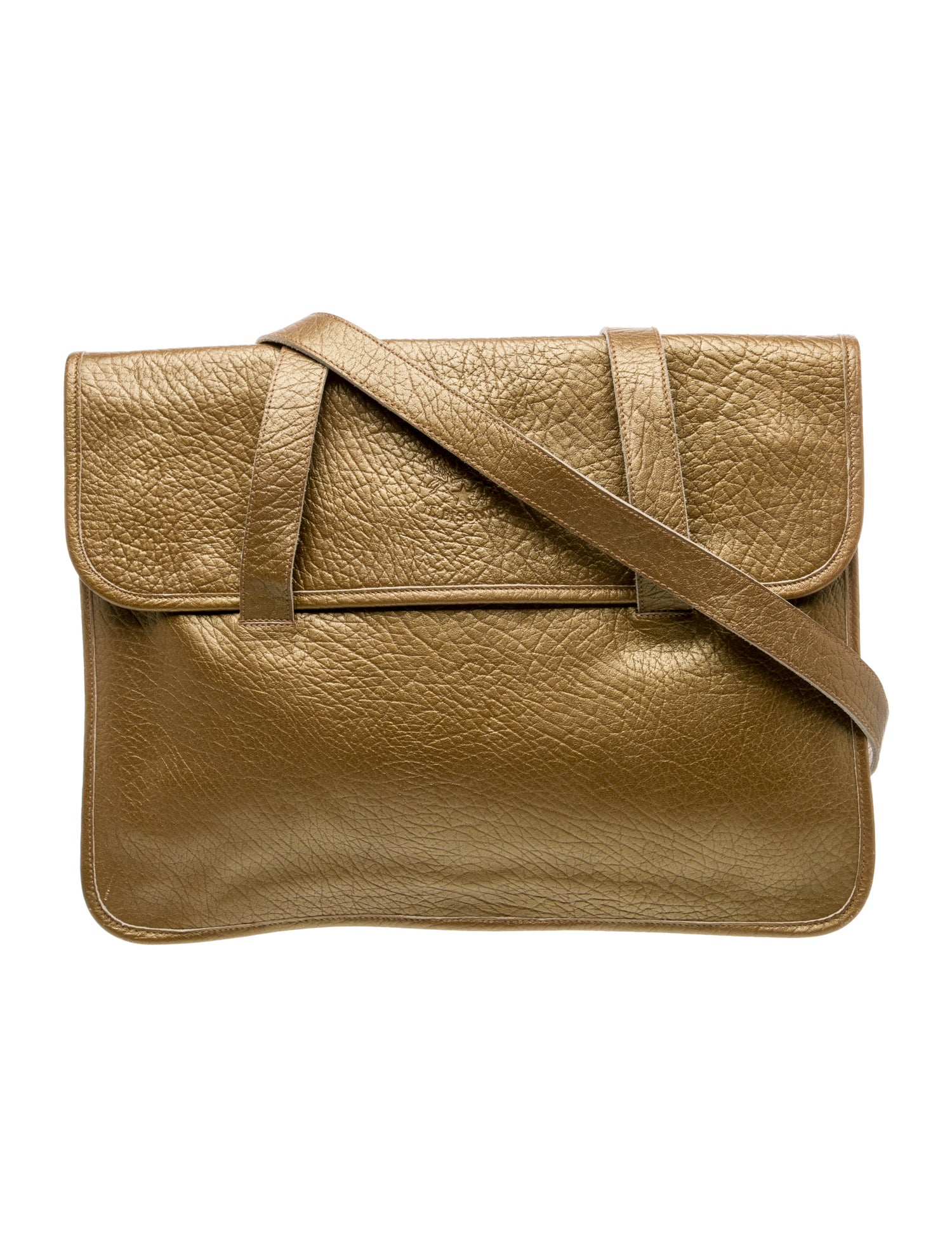 Il Bisonte Leather Messenger Bag