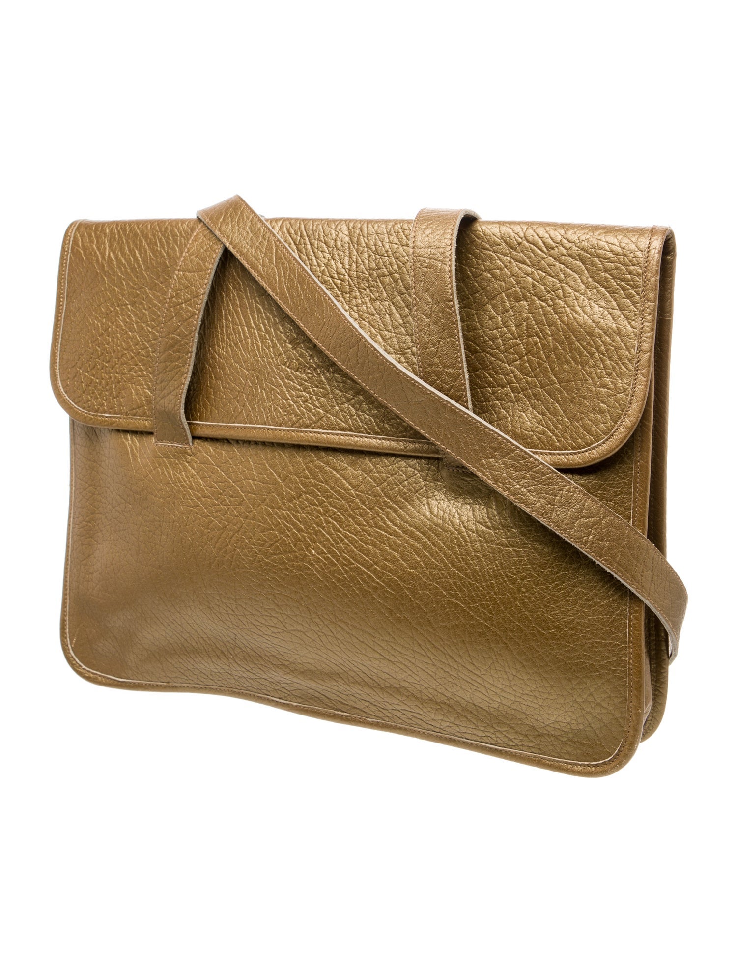 Il Bisonte Leather Messenger Bag