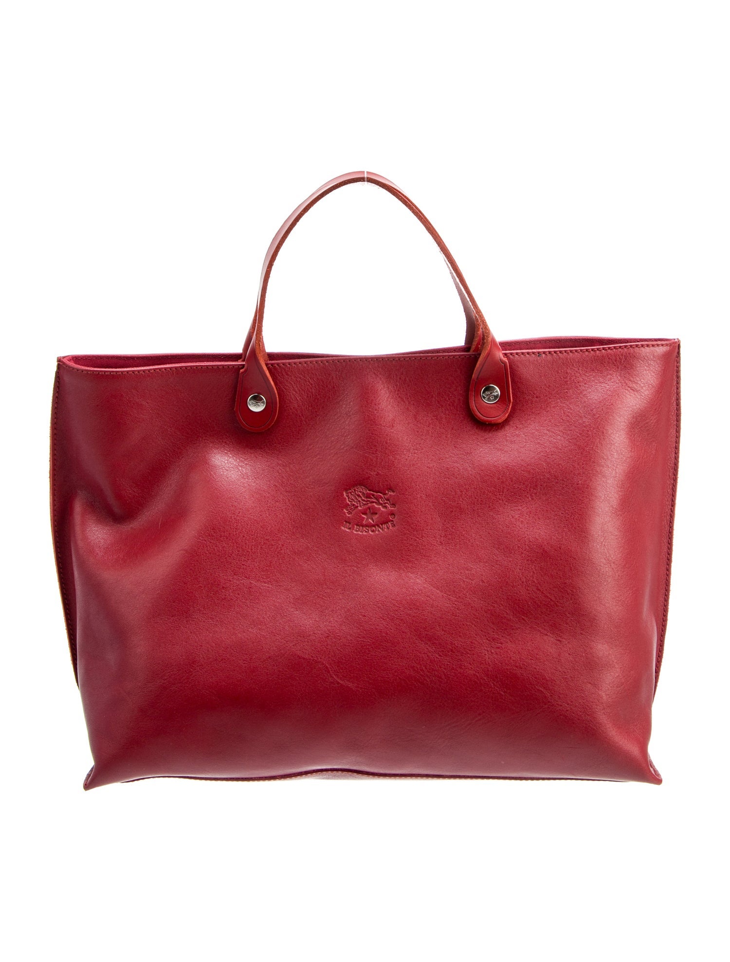 Il Bisonte Leather Top Handle Bag