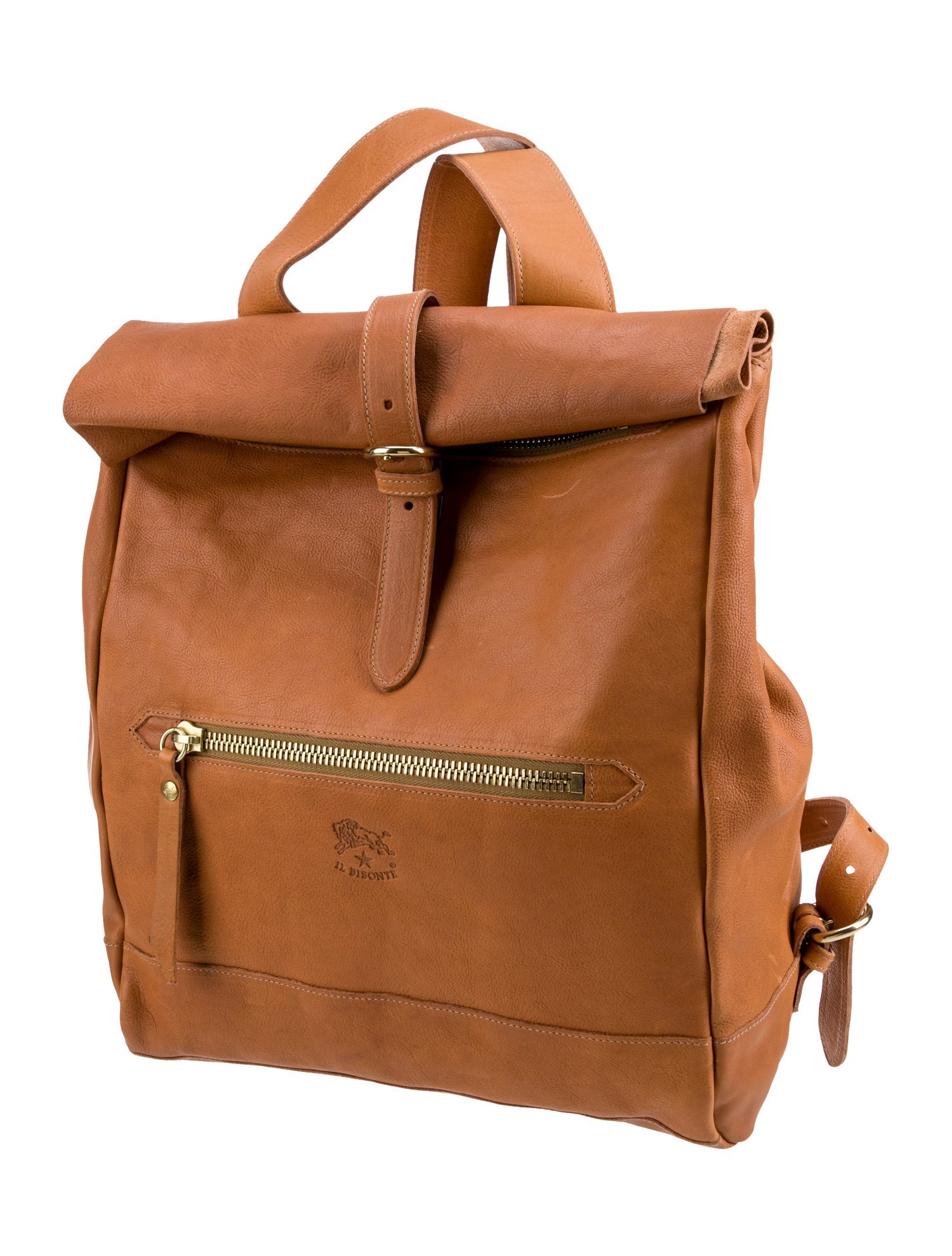 Il Bisonte Leather Backpack
