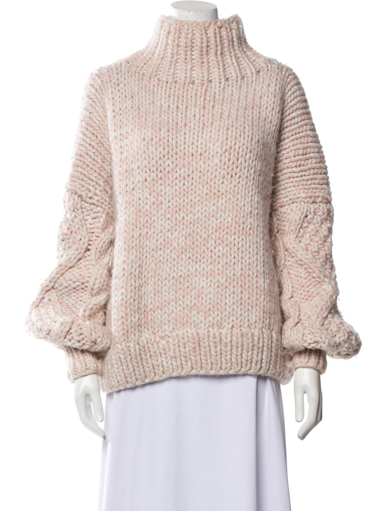 I Love Mr. Mittens Wool Turtleneck Sweater