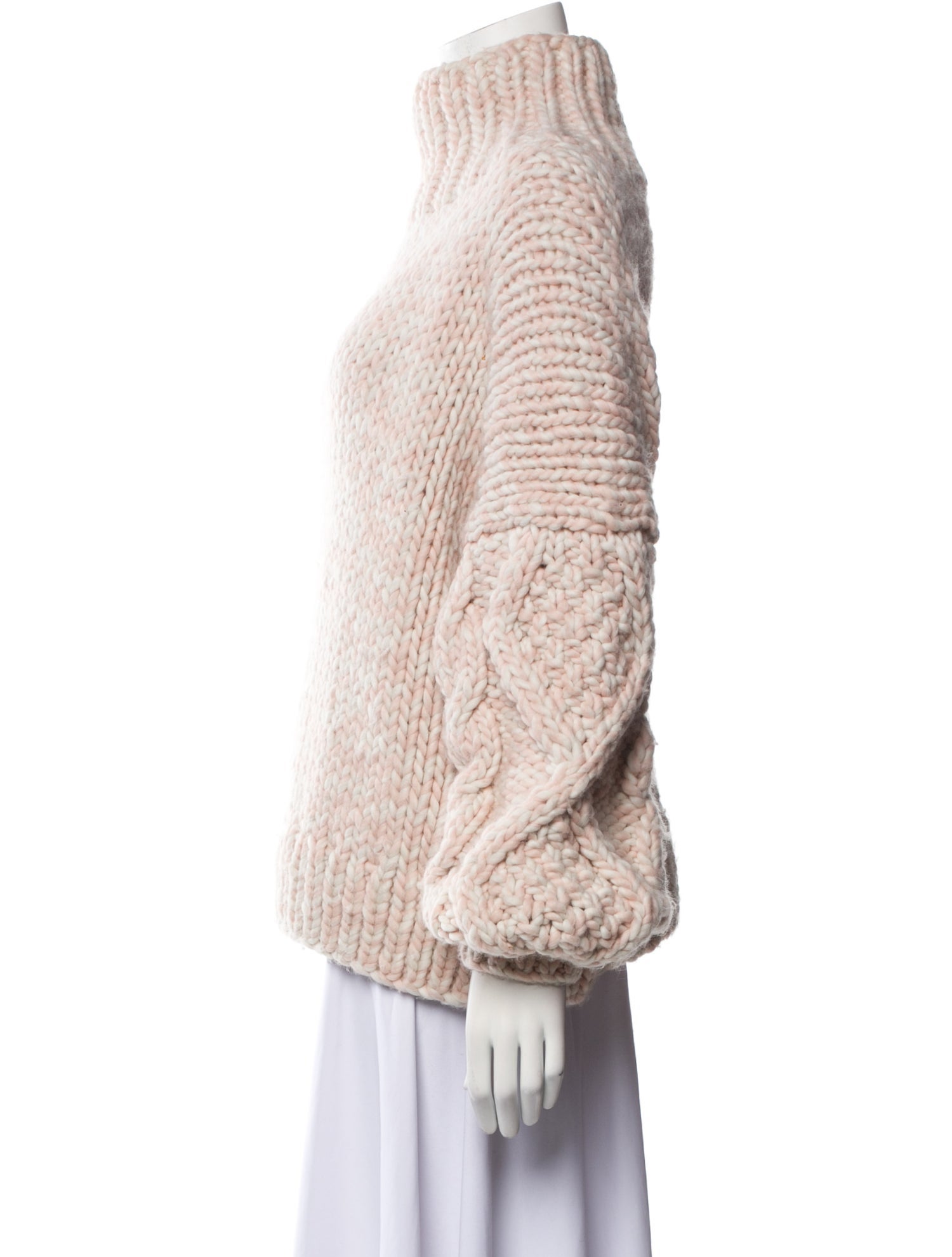 I Love Mr. Mittens Wool Turtleneck Sweater