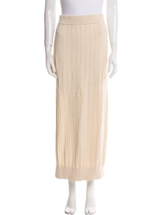 I Love Mr. Mittens Cutout Accent Midi Length Skirt