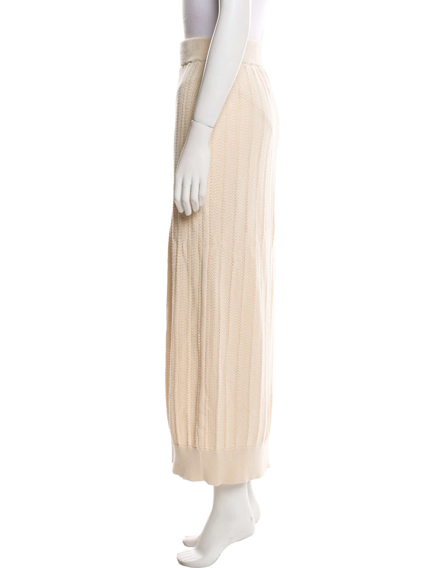 I Love Mr. Mittens Cutout Accent Midi Length Skirt