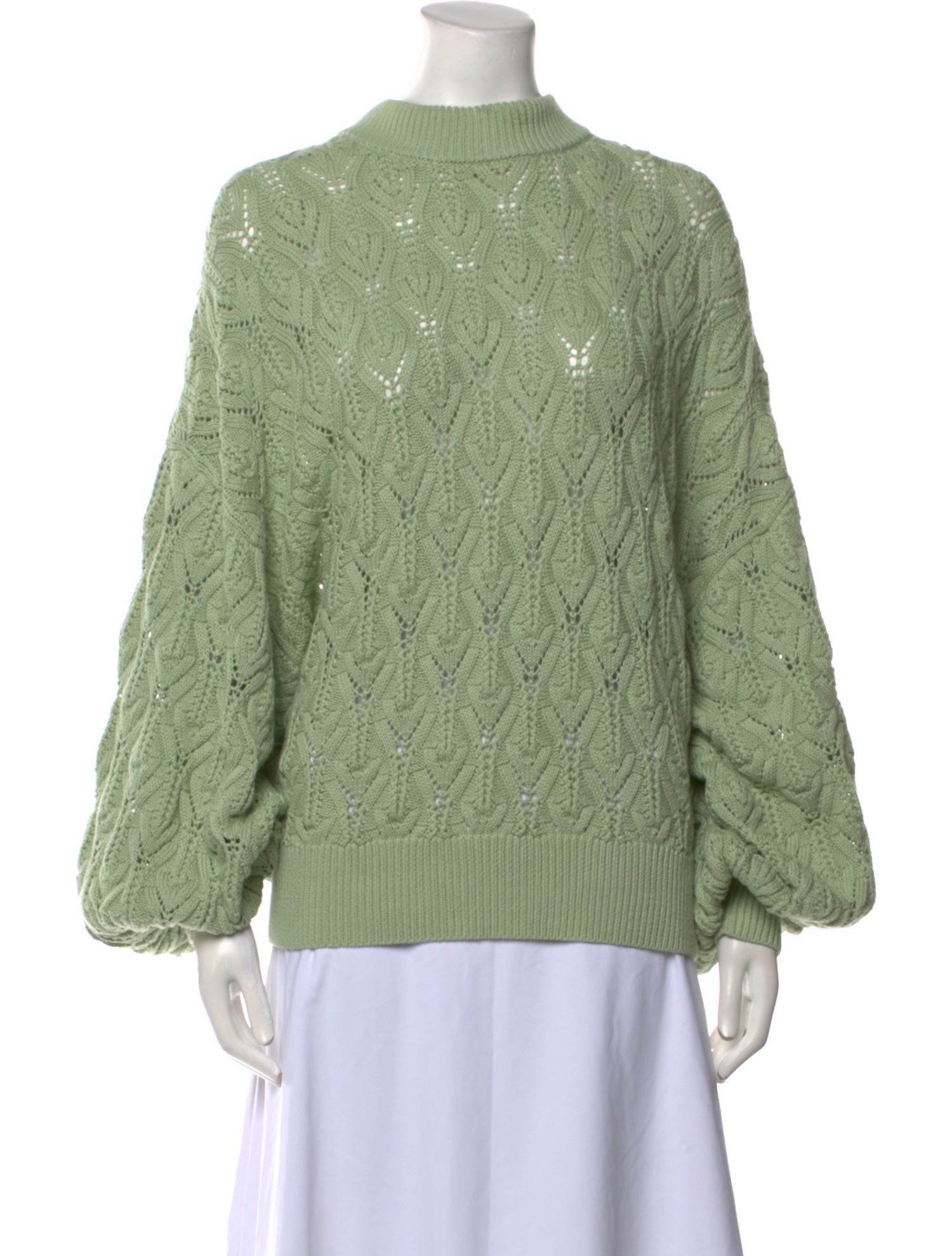 I Love Mr. Mittens Mock Neck Sweater