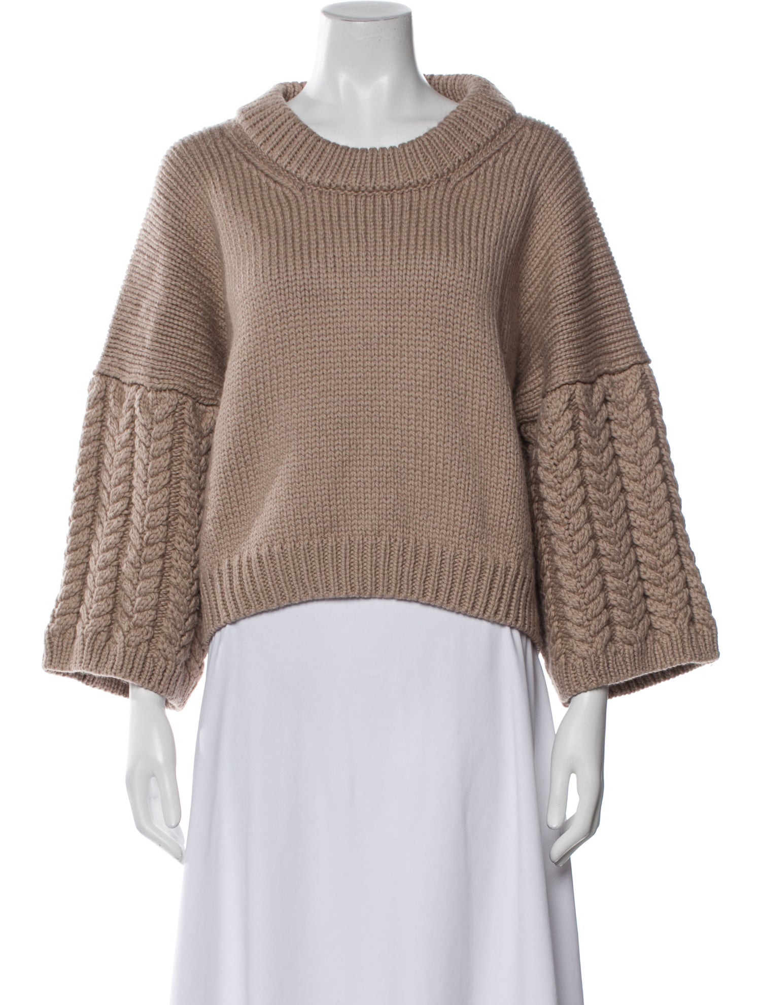 I Love Mr. Mittens Wool Scoop Neck Sweater