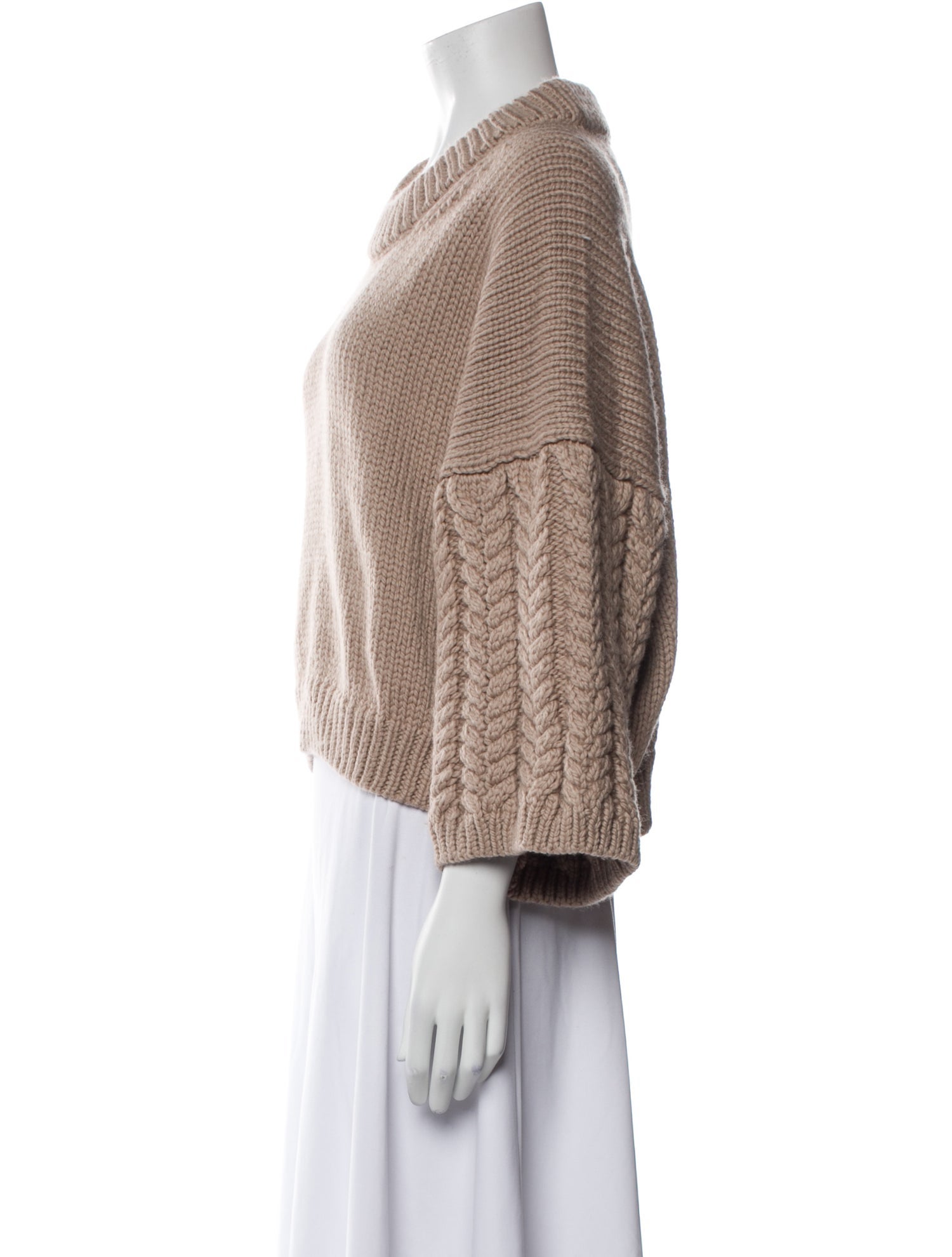 I Love Mr. Mittens Wool Scoop Neck Sweater