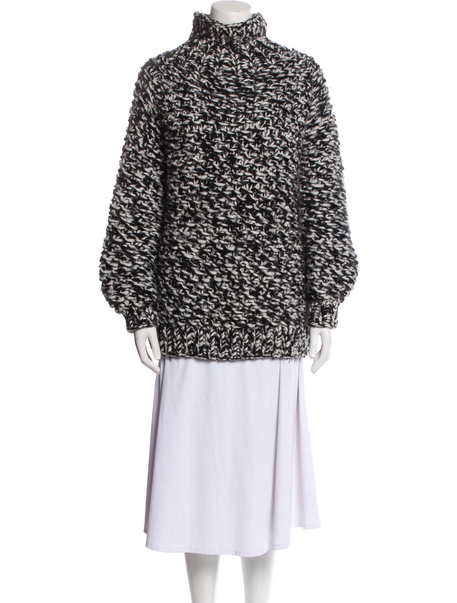 I Love Mr. Mittens Wool Turtleneck Sweater