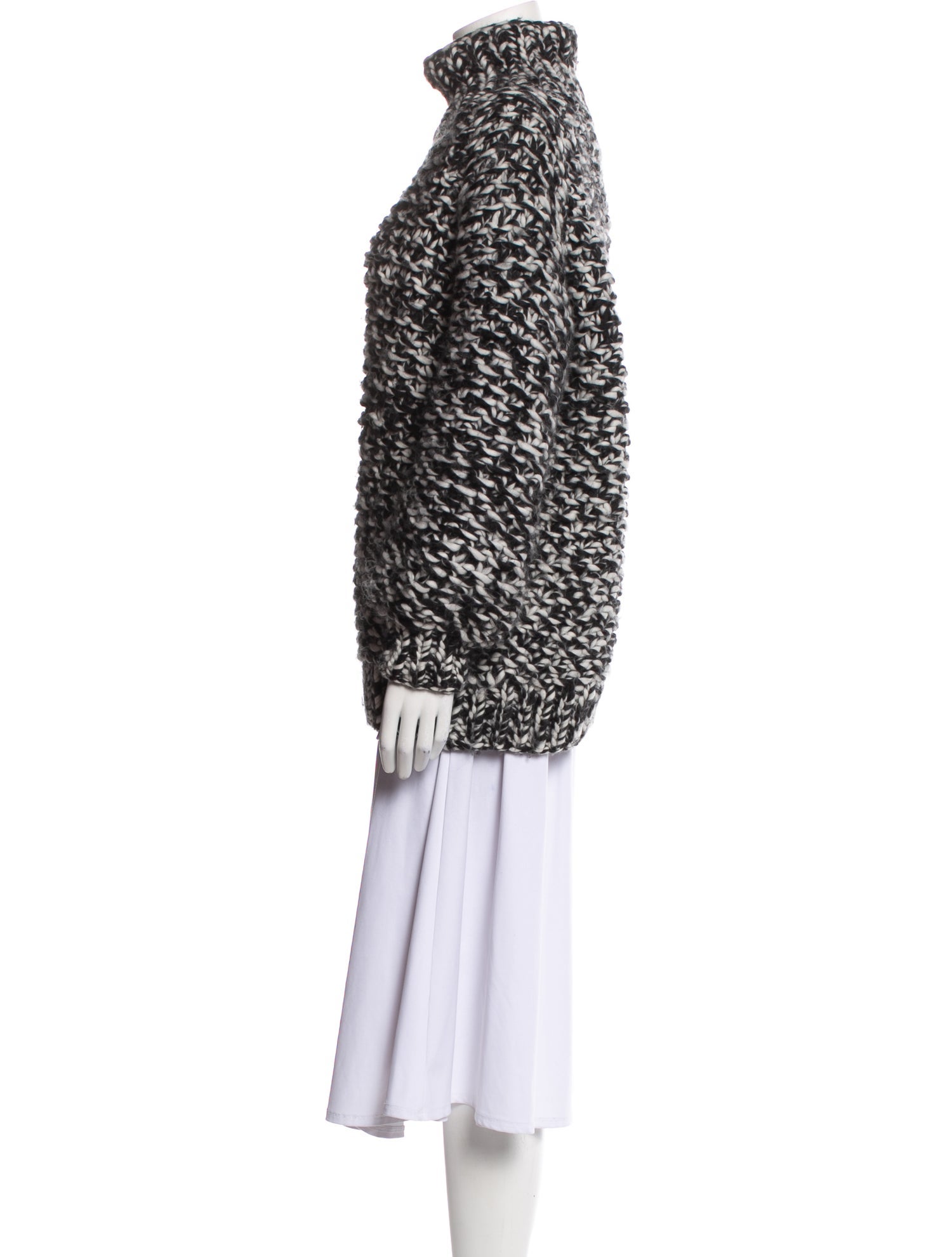 I Love Mr. Mittens Wool Turtleneck Sweater