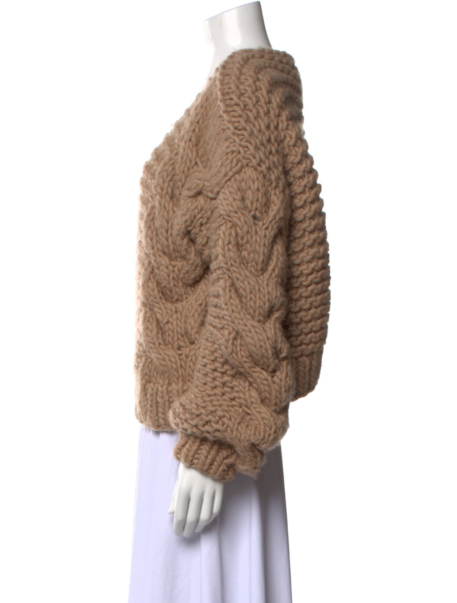 I Love Mr. Mittens Wool Open Front Sweater