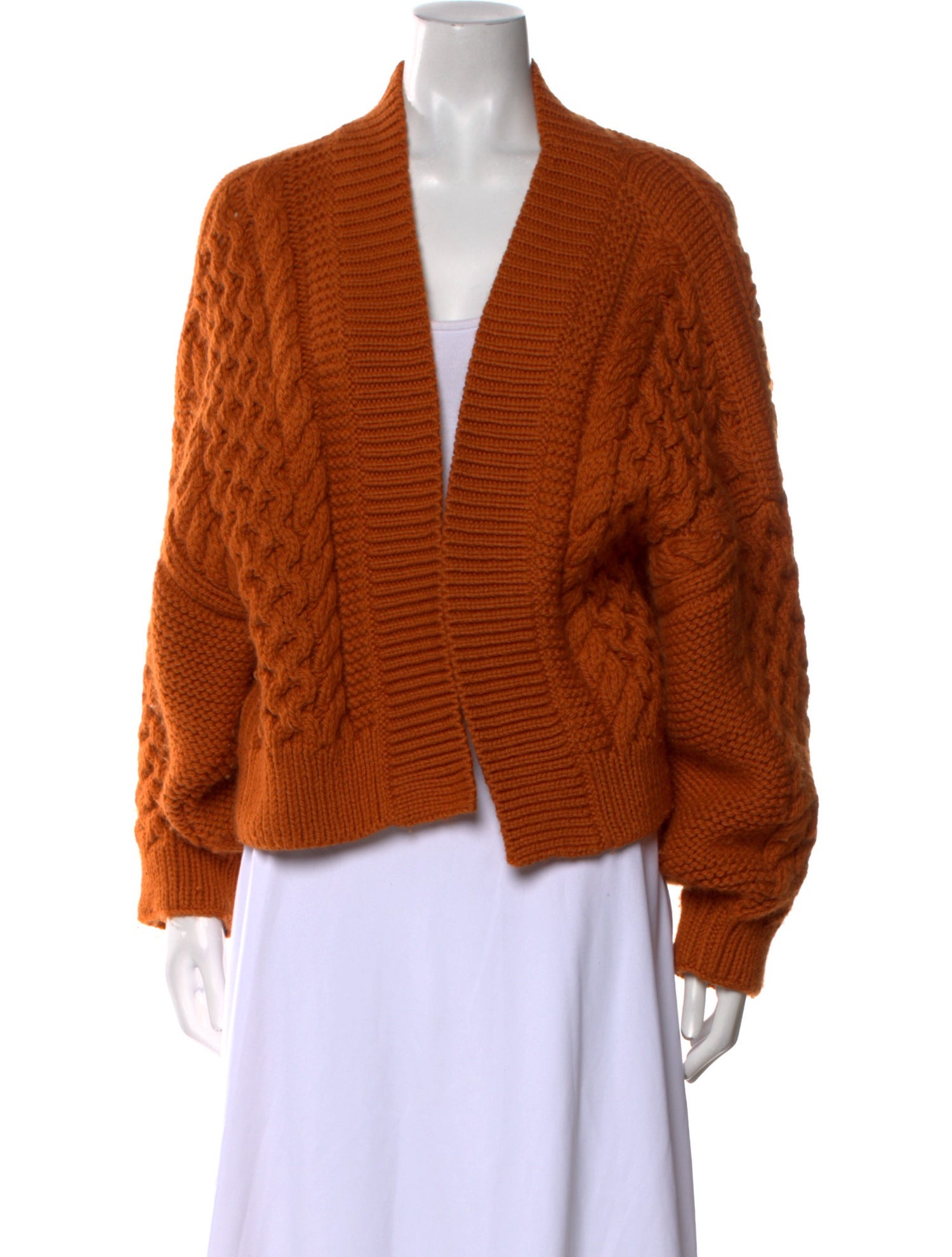 I Love Mr. Mittens Wool Open Front Sweater