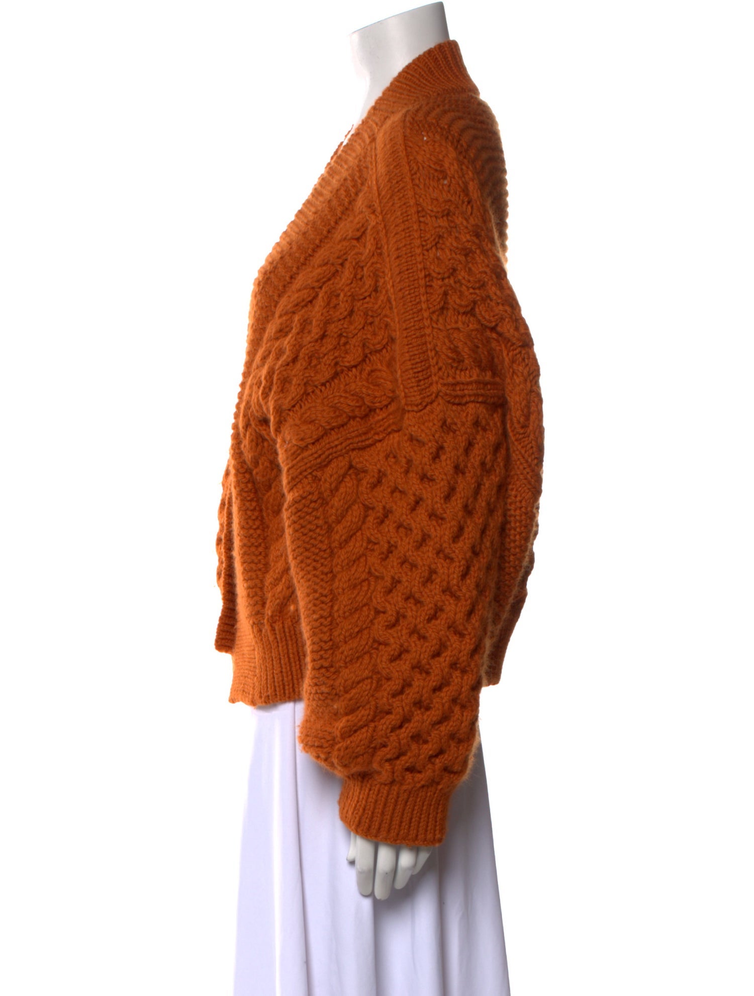 I Love Mr. Mittens Wool Open Front Sweater