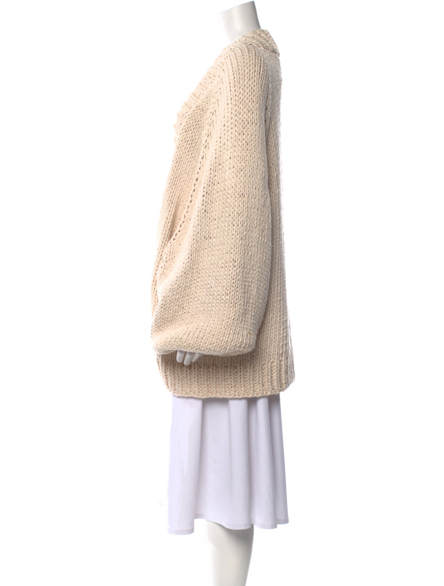 I Love Mr. Mittens Wool Open Front Sweater