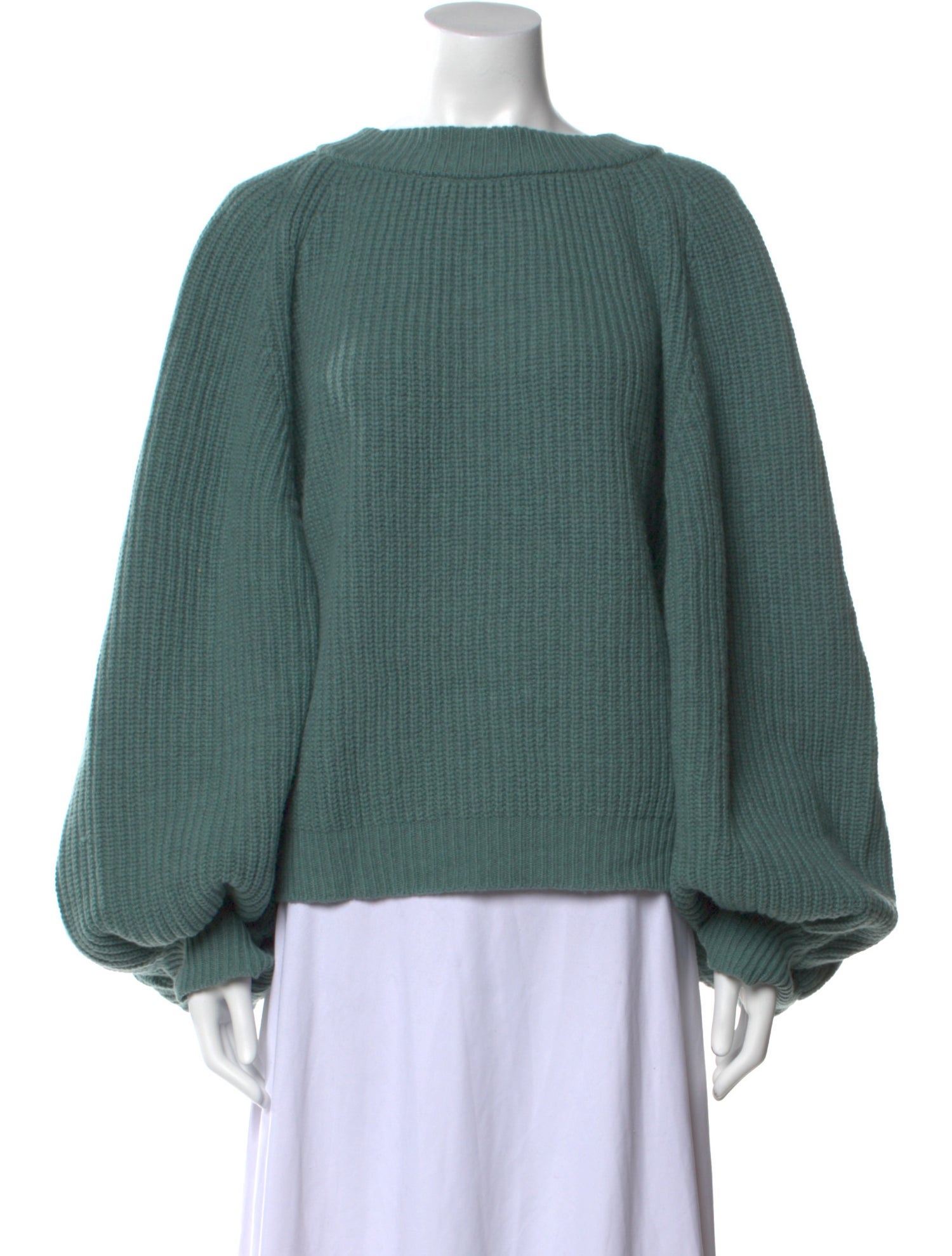 I Love Mr. Mittens Wool Bateau Neckline Sweater