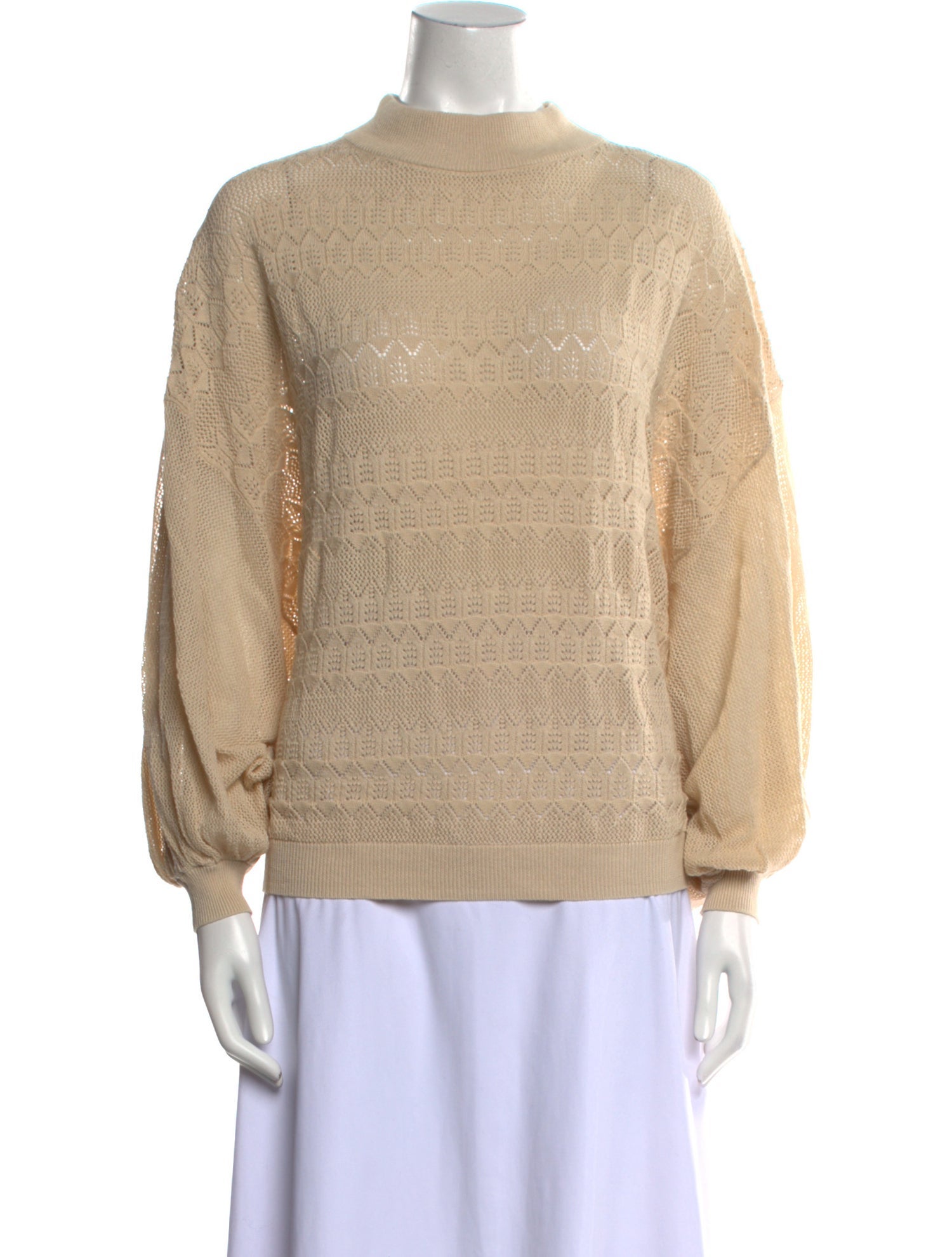 I Love Mr. Mittens Mock Neck Long Sleeve Sweatshirt