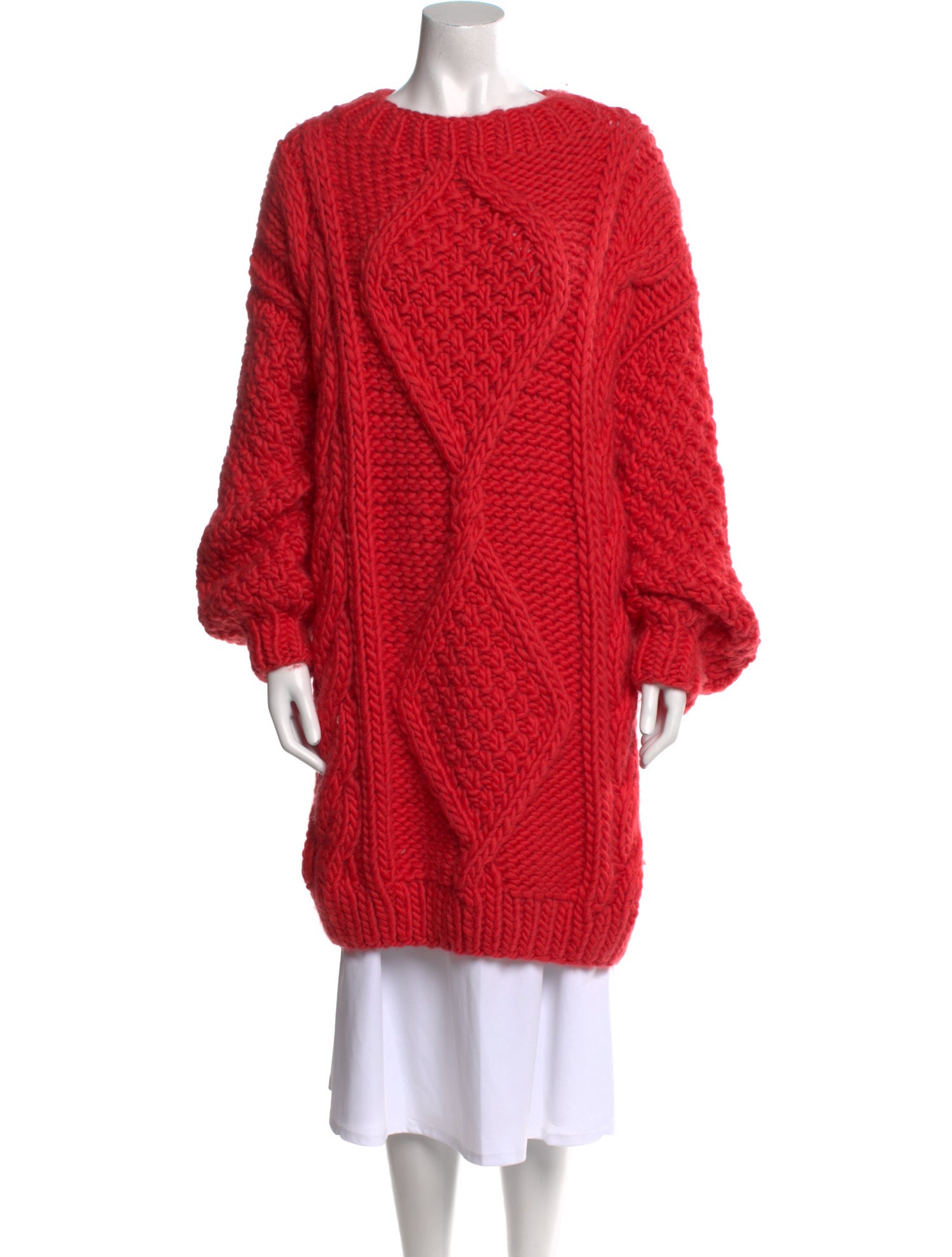 I Love Mr. Mittens Wool Crew Neck Sweater