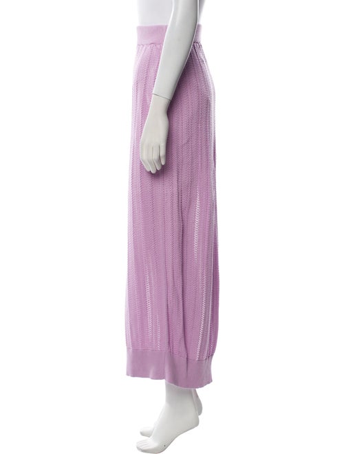 I Love Mr. Mittens Eyelet Trim Midi Length Skirt