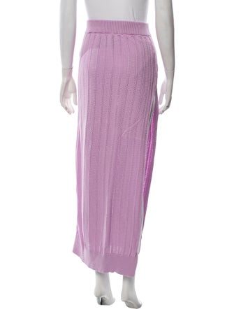 I Love Mr. Mittens Eyelet Trim Midi Length Skirt