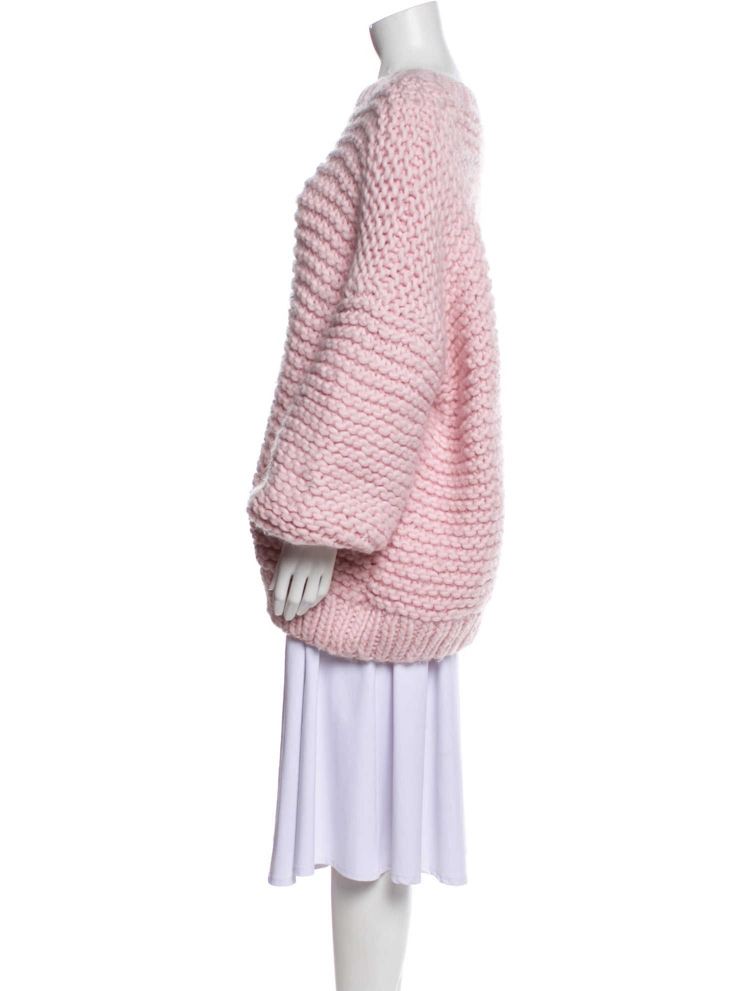 I Love Mr. Mittens Wool Bateau Neckline Sweater