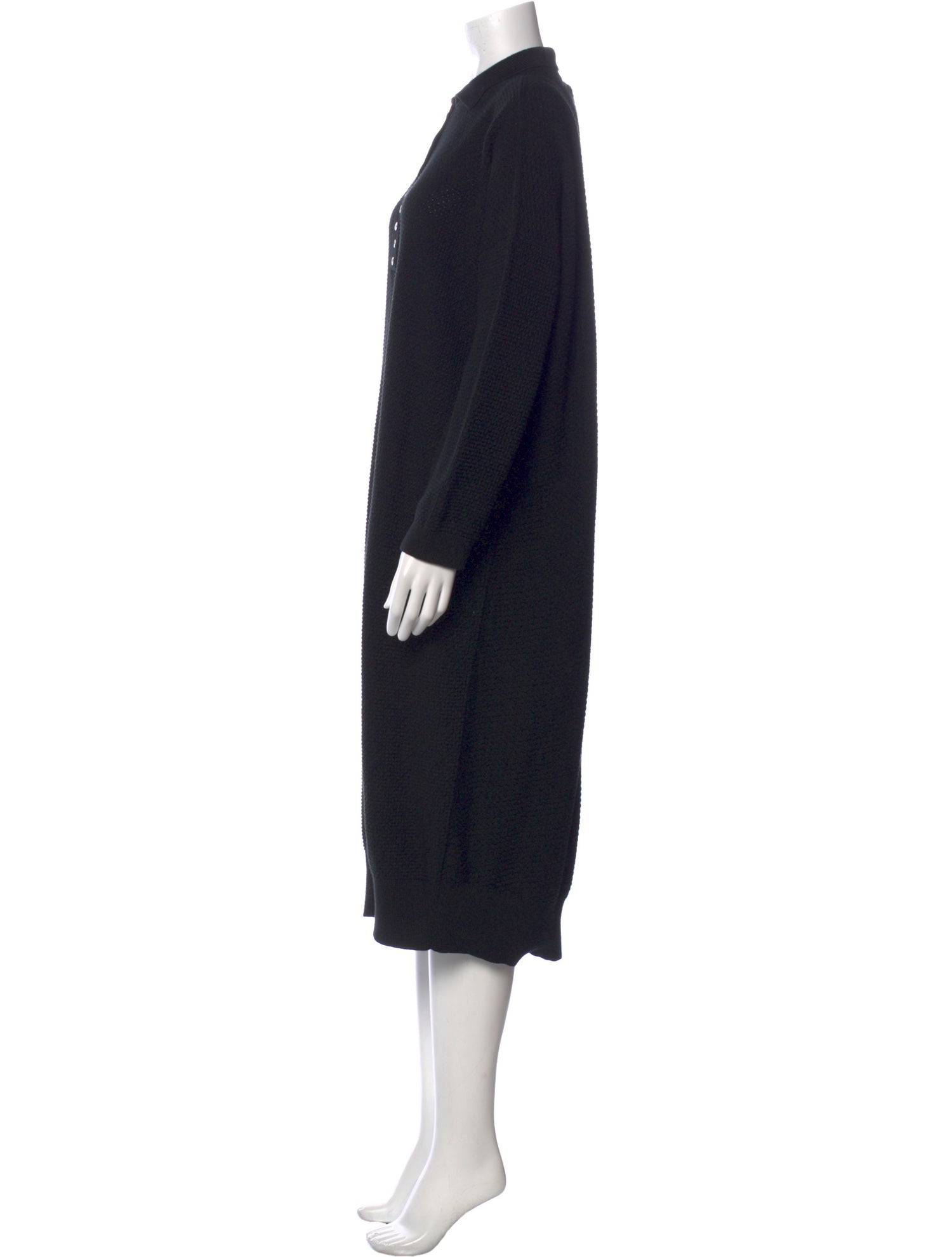 I Love Mr. Mittens Mock Neck Knee-Length Dress