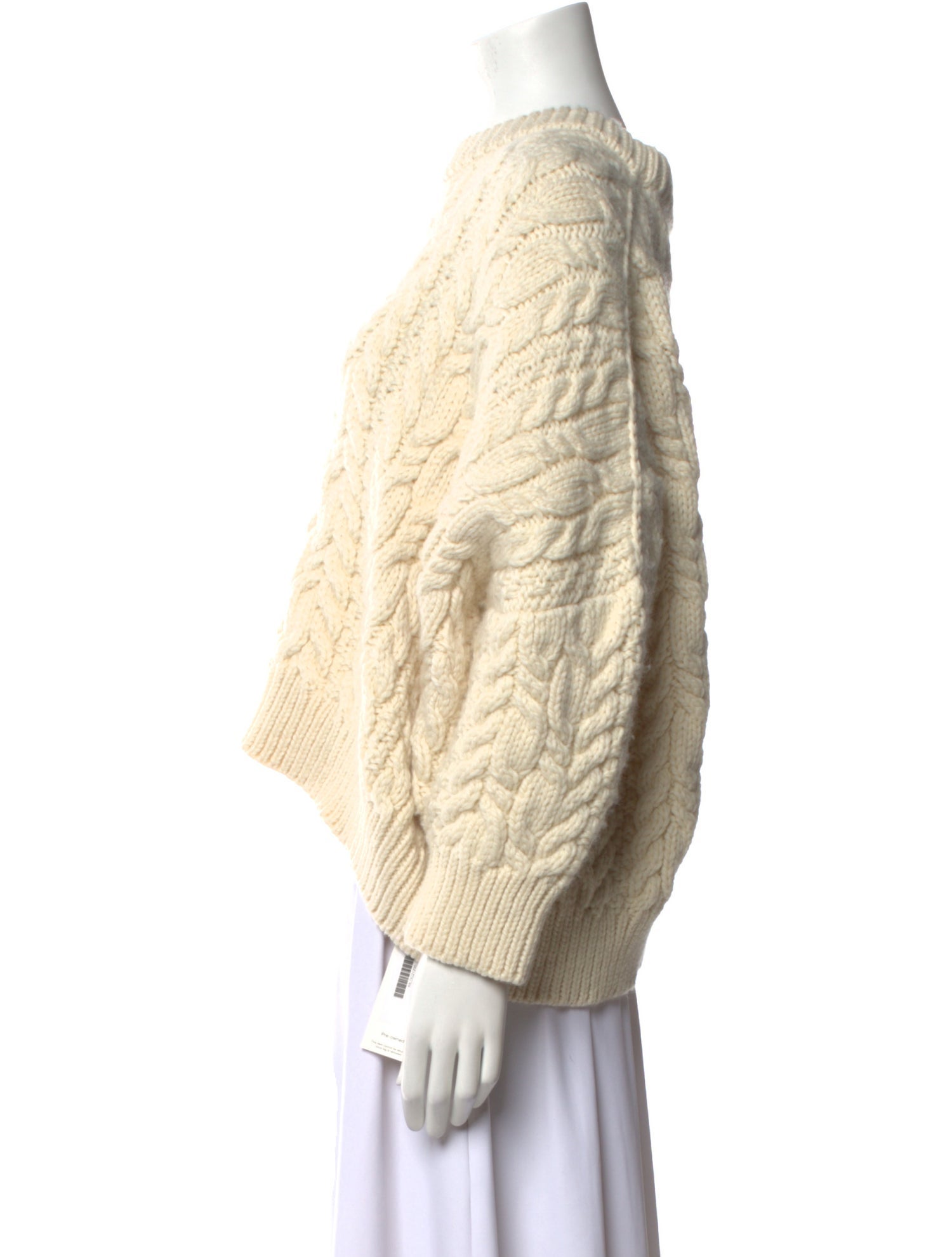 I Love Mr. Mittens Wool Scoop Neck Sweater