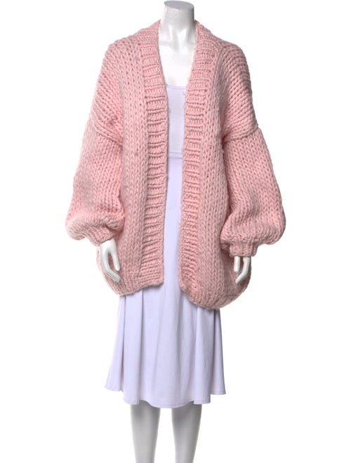 I Love Mr. Mittens Wool Open Front Sweater