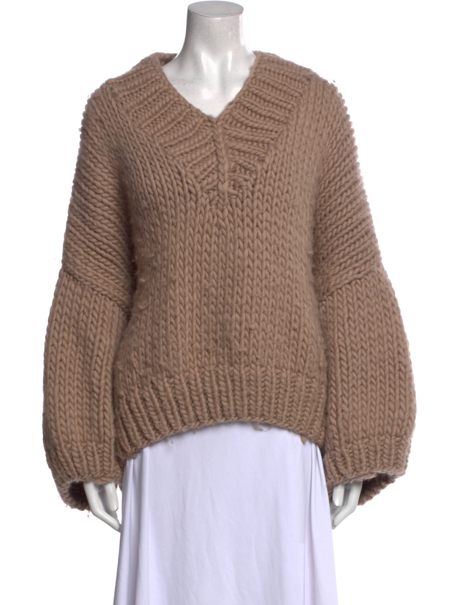 I Love Mr. Mittens Wool V-Neck Sweater