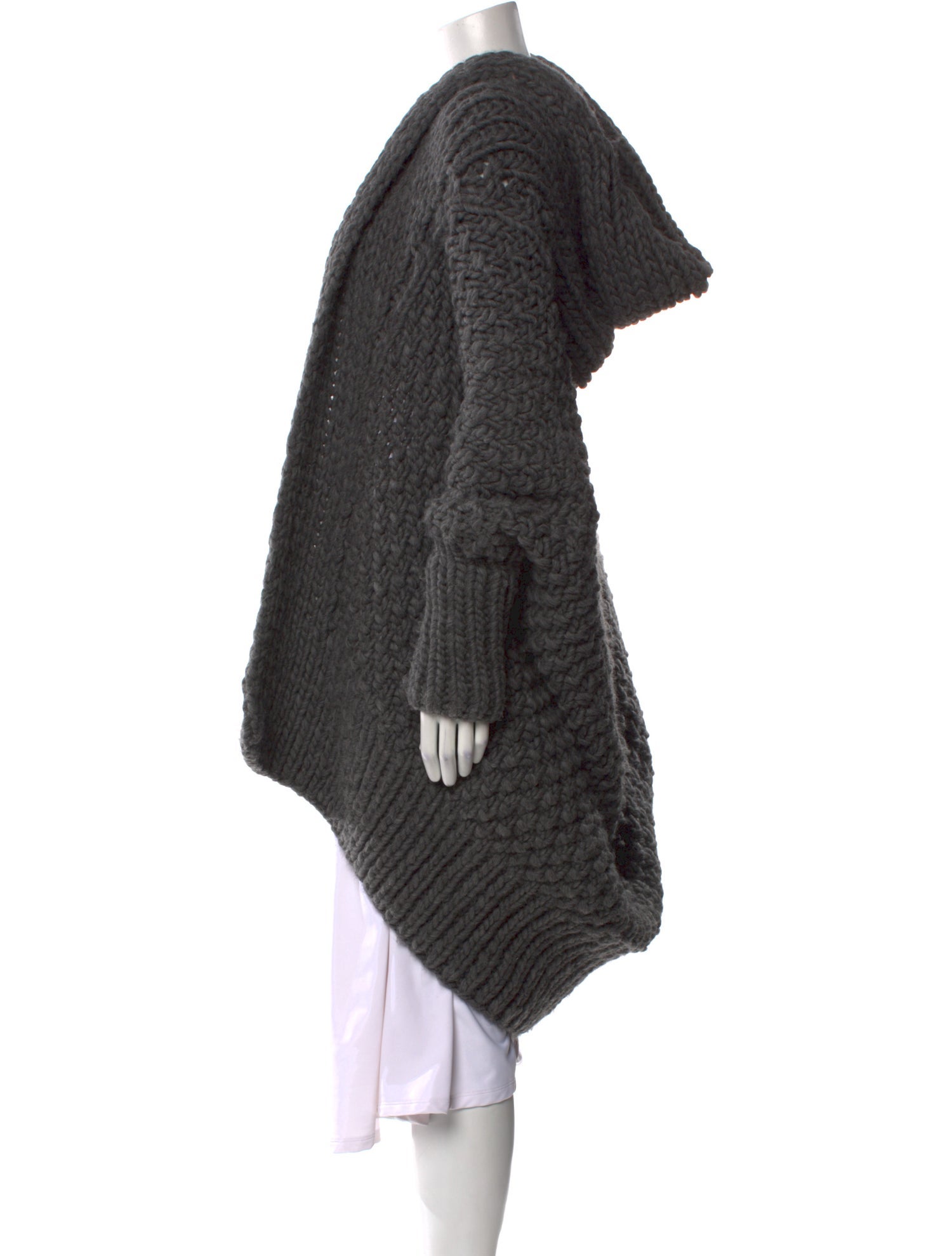 I Love Mr. Mittens Wool Open Front Sweater