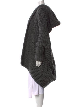 I Love Mr. Mittens Wool Open Front Sweater