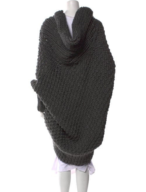 I Love Mr. Mittens Wool Open Front Sweater