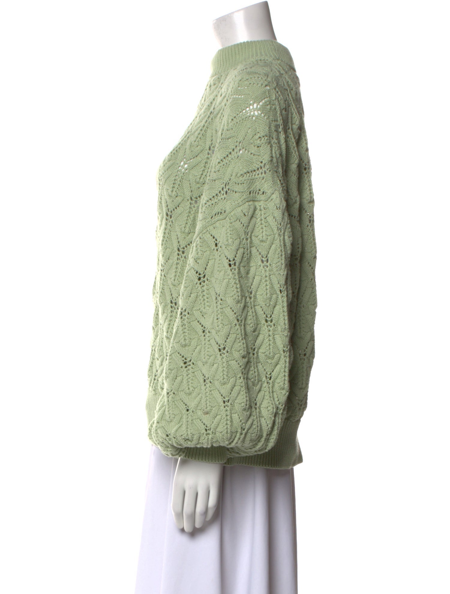 I Love Mr. Mittens Mock Neck Long Sleeve Sweatshirt