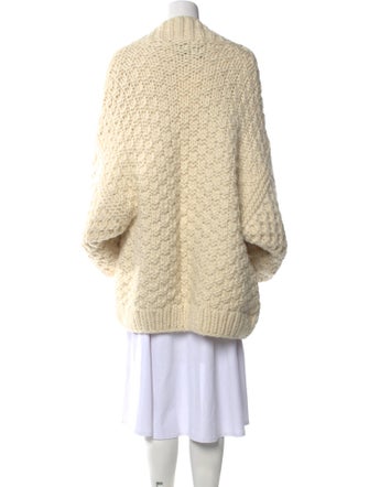 I Love Mr. Mittens Wool Open Front Sweater