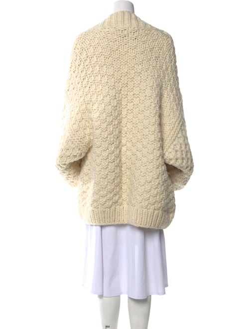 I Love Mr. Mittens Wool Open Front Sweater