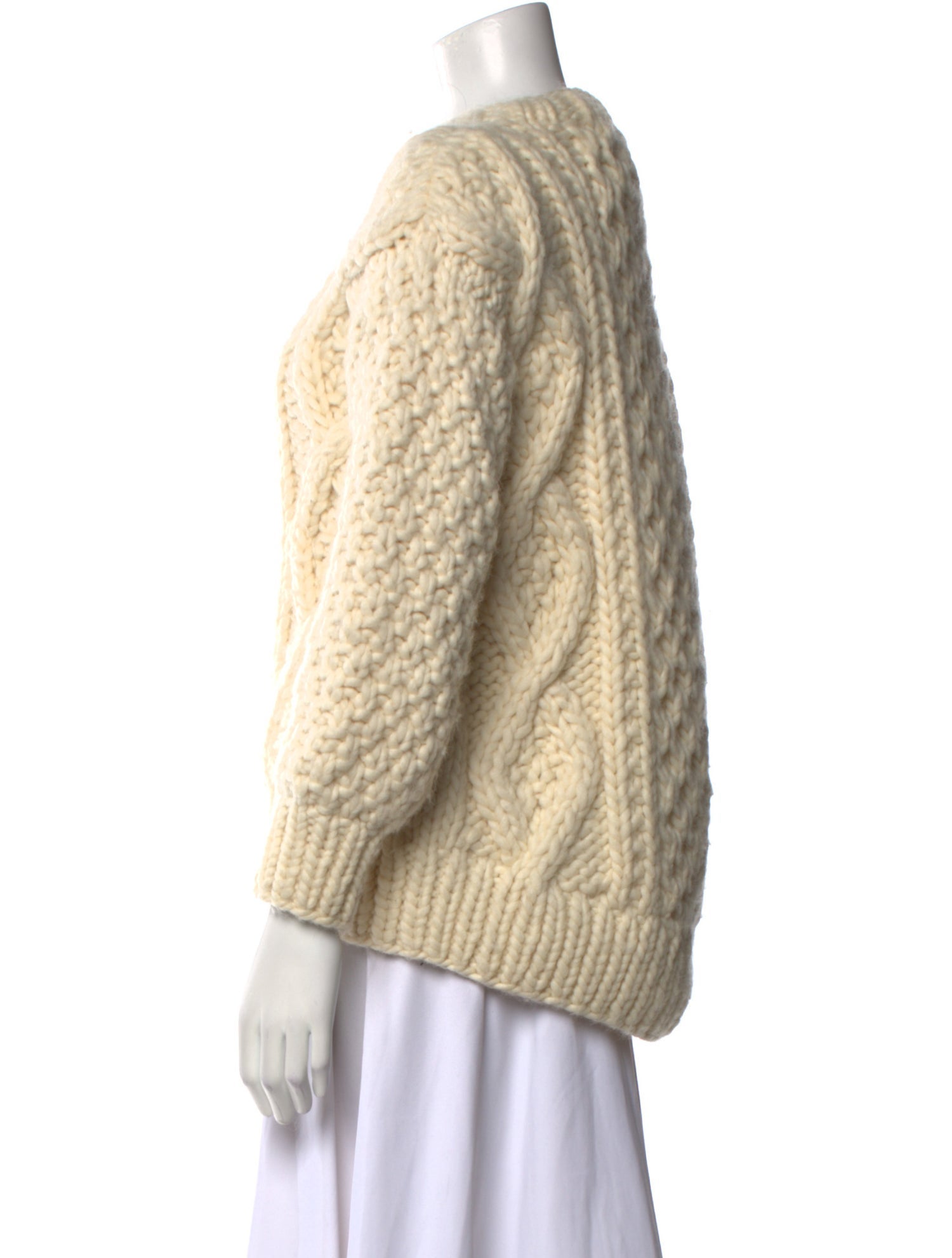 I Love Mr. Mittens Wool Crew Neck Sweater