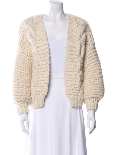 I Love Mr. Mittens Wool Open Front Sweater