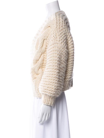 I Love Mr. Mittens Wool Open Front Sweater