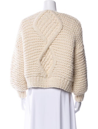 I Love Mr. Mittens Wool Open Front Sweater