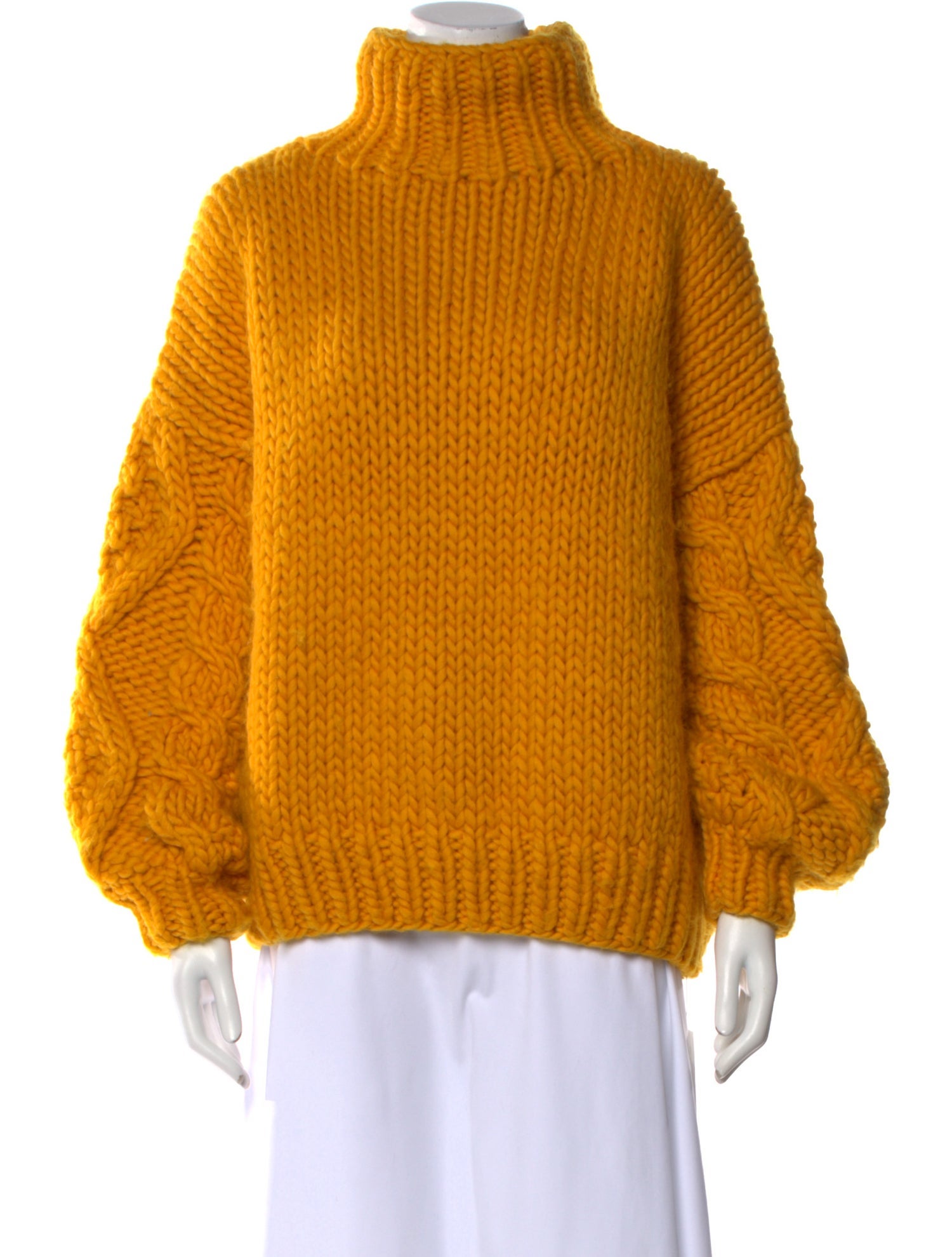 I Love Mr. Mittens Wool Turtleneck Sweater