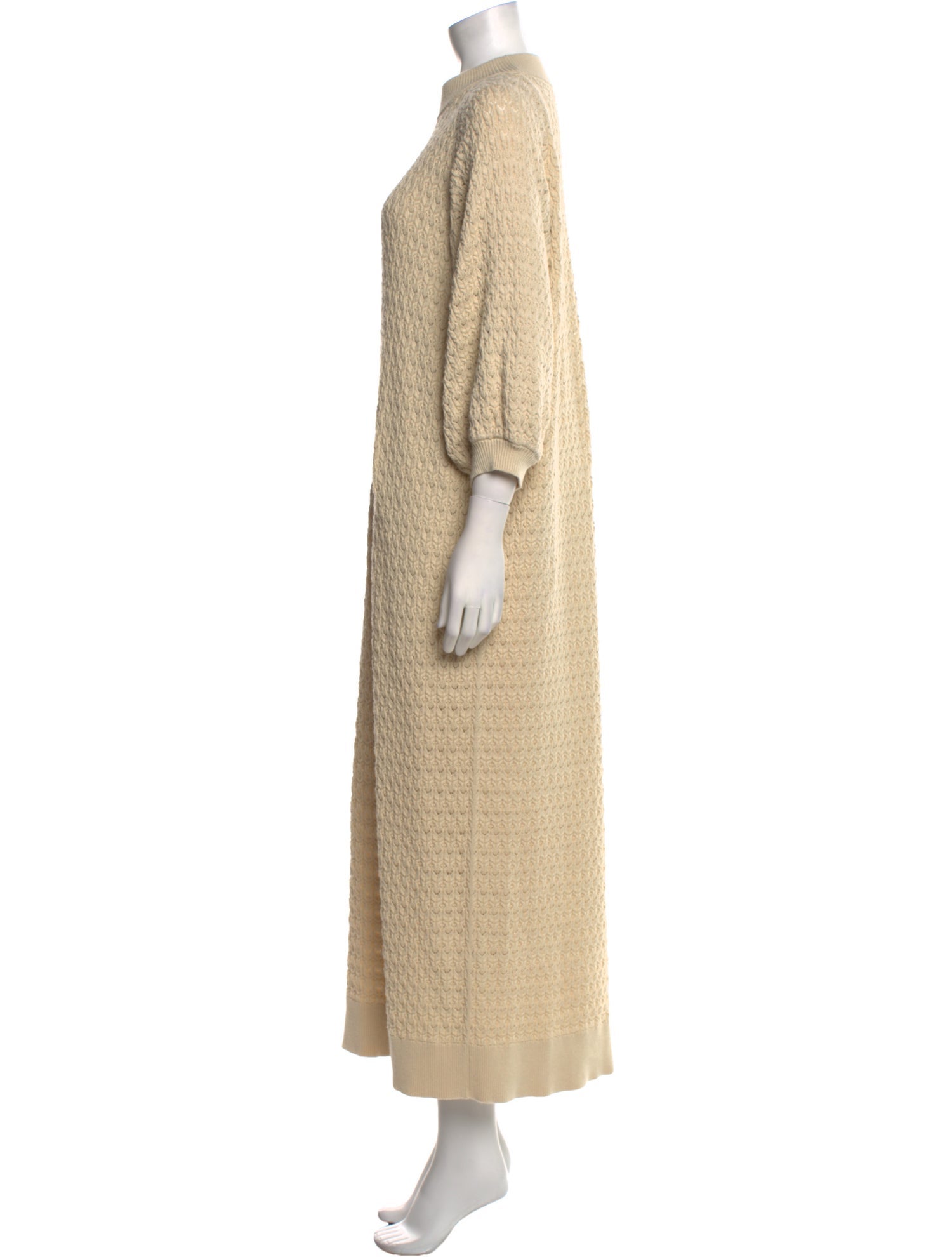 I Love Mr. Mittens Mock Neck Long Dress