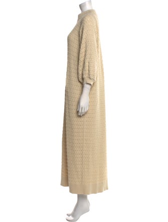 I Love Mr. Mittens Mock Neck Long Dress